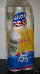 Dixie PerfecTouch GrabN Go Hot Cups w/lids 100/12 oz  