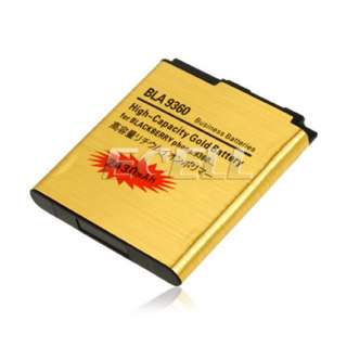 GOLD 2430MAH EM 1 HIGH CAPACITY BATTERY + DECODER FOR BLACKBERRY CURVE 