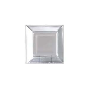  Clear Plastic 10 3/4 Square Plates Health & Personal 