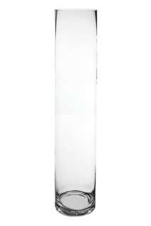 Glass Cylinder Vases H 20 (6pcs)   Wedding Centerpiece Cylinder 
