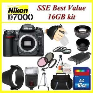 Nikon D7000 16.2mp Dx format Cmos Digital SLR Camera with 0.45x Super 