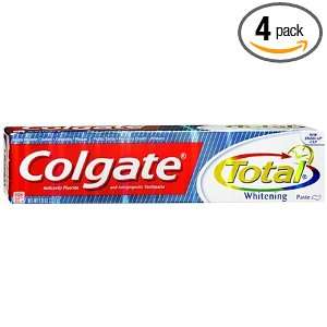  Colgate Total Plus Whitening Toothpaste 7.8 Oz (Pack of 4 