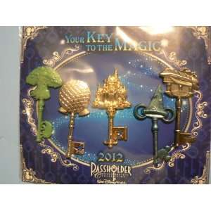  Pin Your 2012 Keys To The Magic Passholder Commemorative Collection 
