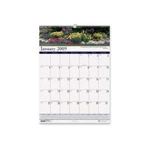 , 15 1/2x22   Sold as 1 EA   Wall calendar features a full color 