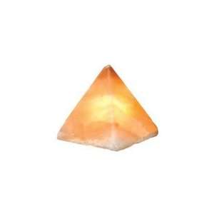 Himalita   Himalayan Crystal Salt Lamp Pyramid Shapped 10 lb with wood 