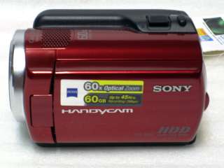 Sony DCR SR47 RED Digital 60GB HDD Camcorder Video Recorder, 30 DAYS 