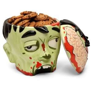 Zombie Head Cookie Jar 