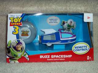 Buzz Spaceship Remote Control Vehicle Disney Pixar Toy Story 3 New 