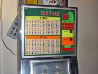   example of an early Vegas gambling machine. Currently does not work