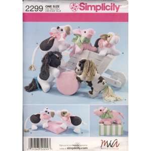  Stuffed Animals with Fleece or Fur   Cow, Pig, Pony   about 10 1/2 x