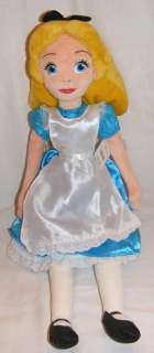 ALICE IN WONDERLAND Soft Doll  EXCLUSIVE 20 Rag Plush 