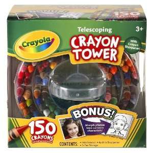  Crayola 52 0029 Crayola 150 Count Telescoping Crayon Tower 