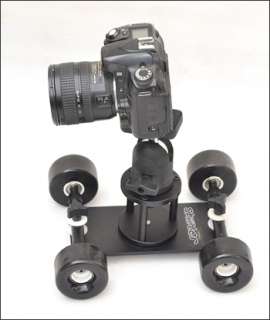 Skater Wheel dolly camera video slider for dslr hdv jvc  