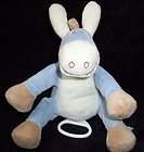 Noukies Noukies PACO Blue Donkey Musical Plush Stuffed Baby Toy 9