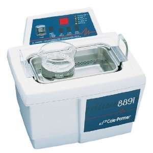  Cole Parmer ultrasonic cleaner with timer, 3/4 gallon, 230 