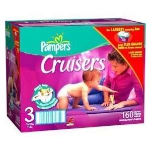  Pampers Cruisers Diapers, Size 3, Value Pack, 116 Cruisers 