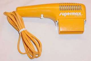 VINTAGE EAMES ERA MOD ORANGE SUPERMAX HAIR DRYER  