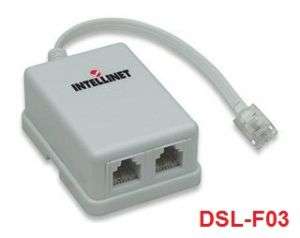 ADSL Modem Splitter Adapter, Intellinet 201124. DSL F03  