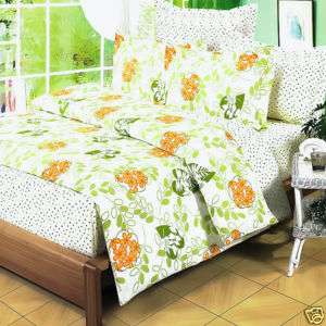 3PC Twin [Summer Leaf] Duvet Cover Bedding Set  