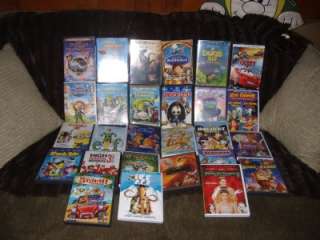 Lot 27 Disney Dreamworks DVD Childrens Movie Cars Aristocats Lady 