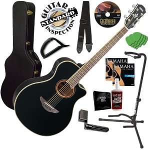  Yamaha APX700II Black Acoustic Electric Guitar COMPLETE GUITAR 
