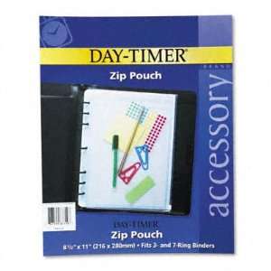  DAYTIMERS INC. Vinyl Zip Pouch for Looseleaf Planners 