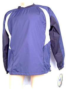 Easton Adult Navy Accelerated Long Sleeve Pullover Jacket, New 
