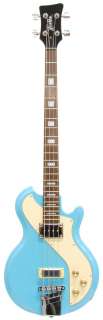   Mondial Sportster 4 String Electric Bass in Blue w/ Gig Bag  