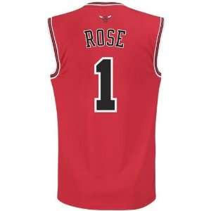  Derrick Rose Replica Jersey   Chicago Bulls Jerseys (Red 