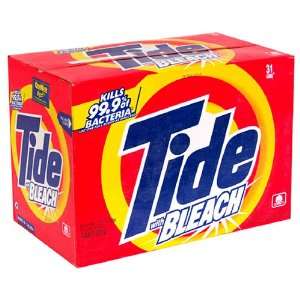  Tide Detergent with Bleach, Powder, 70 oz (4.37 lb) 1.98 