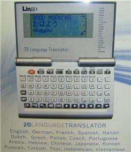 20 Language Electronic Translator with Phone Book Alarm Translate 