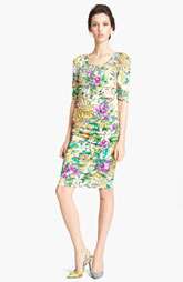 Dolce&Gabbana Floral Print Silk Dress $2,475.00