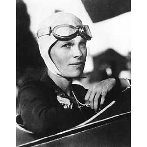 Amelia Earhart metal Photo   Pilot