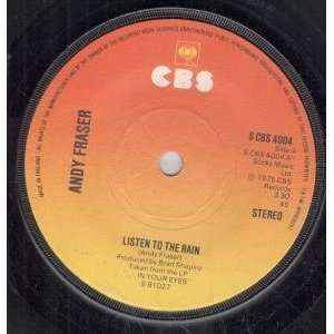   TO THE RAIN 7 INCH (7 VINYL 45) UK CBS 1975 ANDY FRASER Music