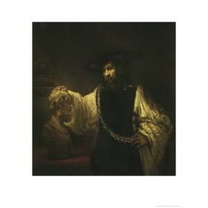  Aristotle with a Bust of Homer Giclee Poster Print