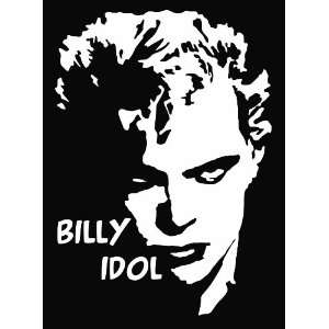 Billy Idol Vinyl Decal Sticker