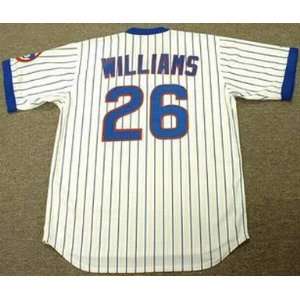 BILLY WILLIAMS Chicago Cubs Majestic Cooperstown Throwback Home 