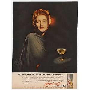  1959 Celeste Holm Photo Smirnoff Vodka Print Ad (9045 