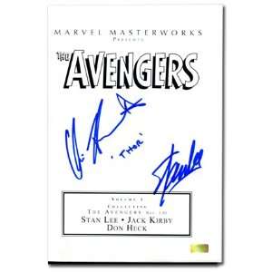 Chris Hemsworth and Stan Lee Autographed Avengers Book, Vol 1