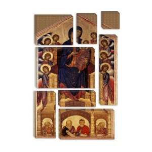 Madonna of The Holy Trinity by Cimabue Canvas Painting Reproduction 