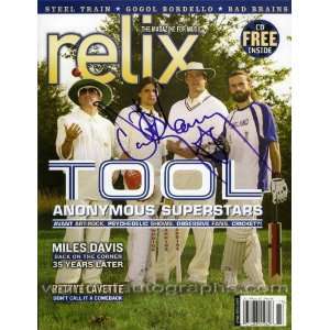 Danny Carey Tool Signed Relix Magazine GAI Certified