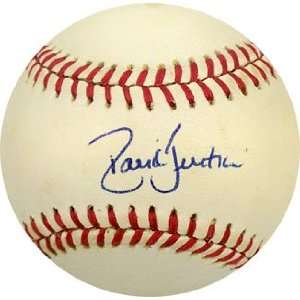 David Justice Autographed Baseball 