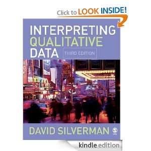   Qualitative Data David Silverman  Kindle Store