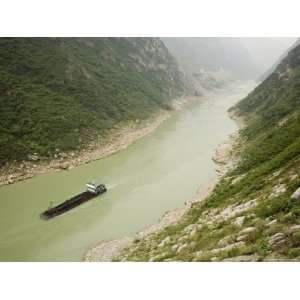  Coal Barge on the Wu River in Fuling, Peoples Republic of 