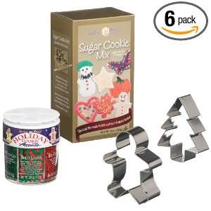 Dean Jacobs Kathy Anns Winter Cookie Kit, 19 Ounce Boxes (Pack of 6 