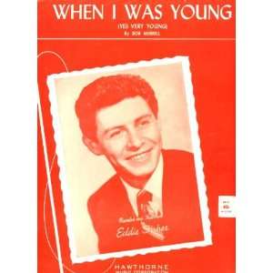   (Yes Very Young) Original 1953 Vintage Sheet Music with Eddie Fisher