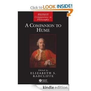 Companion to Hume (Blackwell Companions to Philosophy) Elizabeth S 