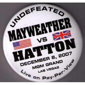 FLOYD MAYWEATHER   RICKY HATTON 12/8/07 MGM LAS VEGAS BOXING MATCH 