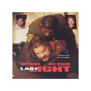 Last Light Laserdisc Movie, Forest Whitaker, Keifer Sutherland (Laser 