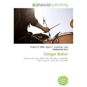  Ginger Baker (9786132859600) Books